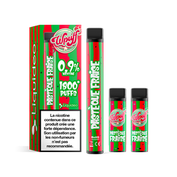 Wpuff 1800 - 1 batterie + 3 pods Pastèque fraise x5